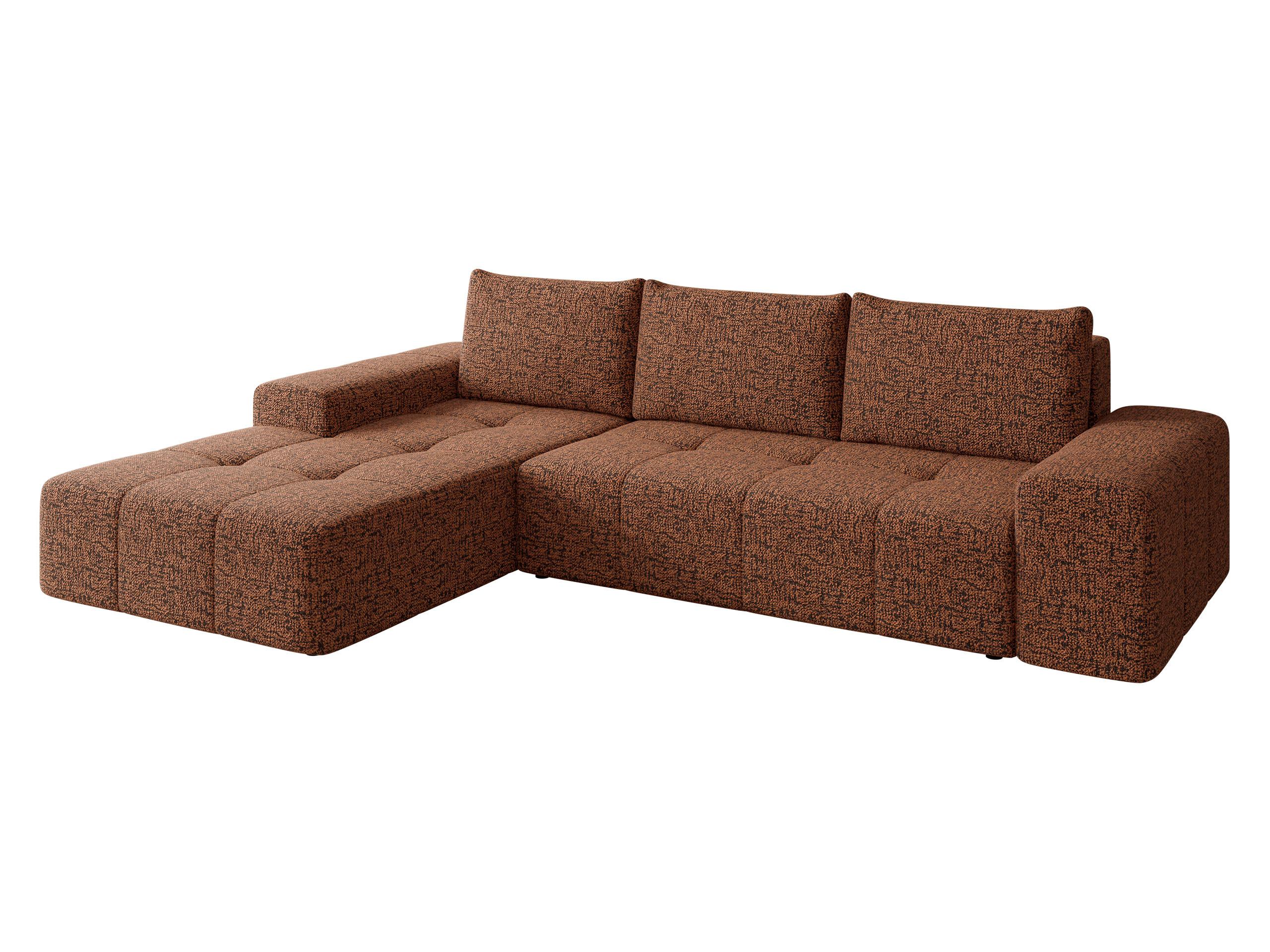 ECKSCHLAFSOFA Tonseo L, Seite: Links - Schwarz/Bronzefarben, Holz/Kunststoff (275/173cm) - MIRJAN24