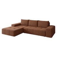 ECKSCHLAFSOFA Tonseo L, Seite: Links - Schwarz/Bronzefarben, Holz/Kunststoff (275/173cm) - MIRJAN24