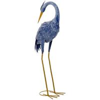 FIGUR aus metall 28x18x78cm - Blau, Metall (28/78/18cm) - Wanderlust