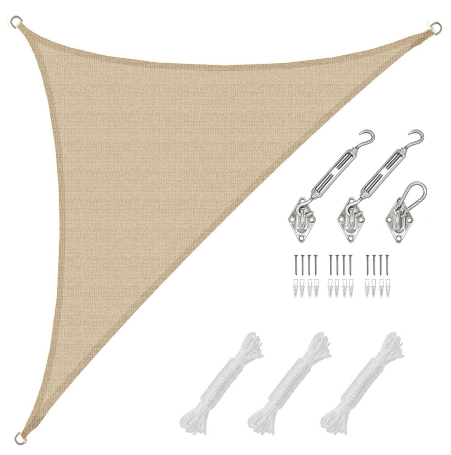 SONNENSEGEL Luftdurchlässig 510/360 cm Beige - Beige, Kunststoff (360/510cm) - Amanka