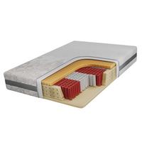 TASCHENMATRATZE VALTI - 120/200 - H3 - Apri - Hellgrau, Textil (120/200cm) - MKS