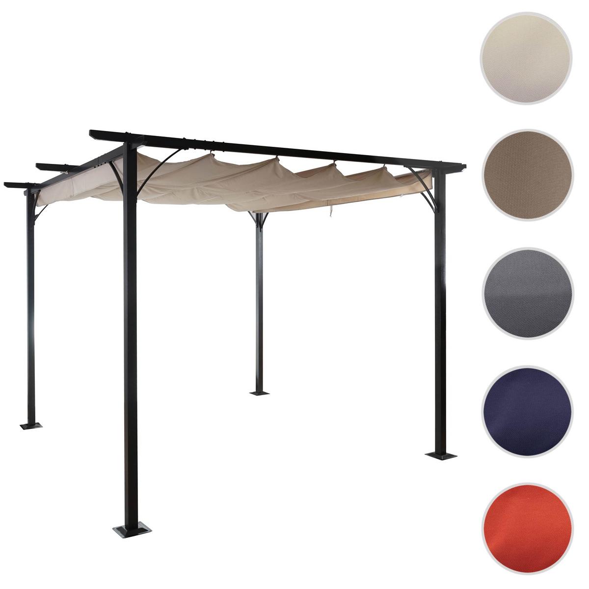 PERGOLA Cremeweiß - Weiß, Metall (350/232/350cm) - MCW