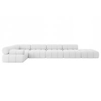 ECKSOFA modulares Sofa Felto-L3 - 475x190x70 cm Weiß Bouclé - Weiß, Holzwerkstoff/Textil (475/190cm) - ALTDECOR