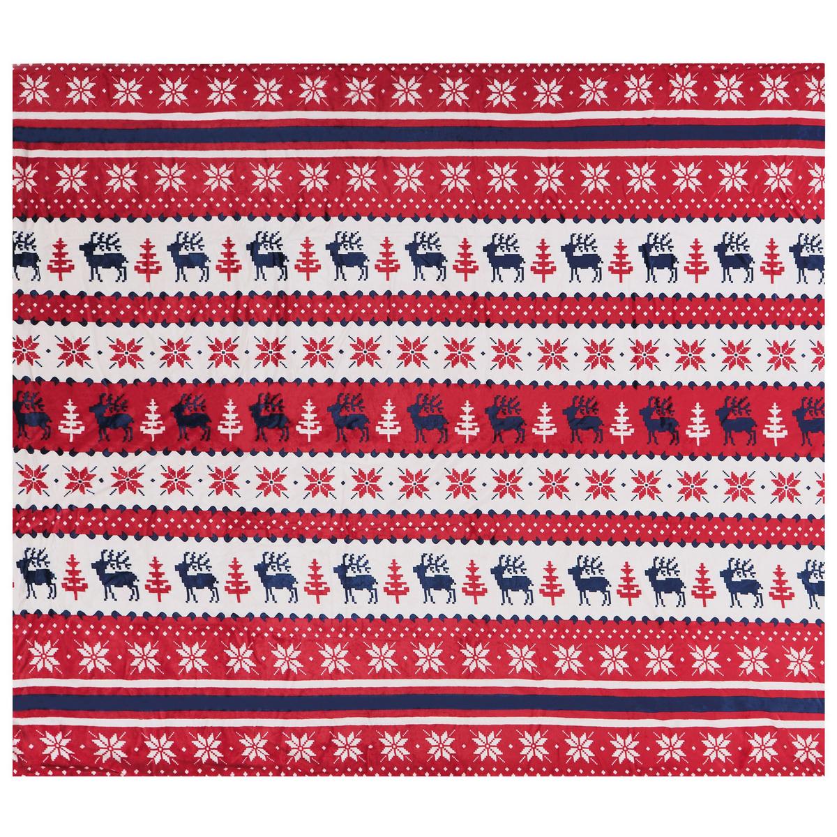 TAGESDECKE Rot Reka 220/200 cm - Rot, Textil (200/220cm) - Beliani