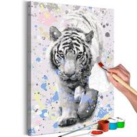MALEN NACH ZAHLEN 40/50 cm - Multicolor, Textil (1.4/50cm) - KUNSTLOFT