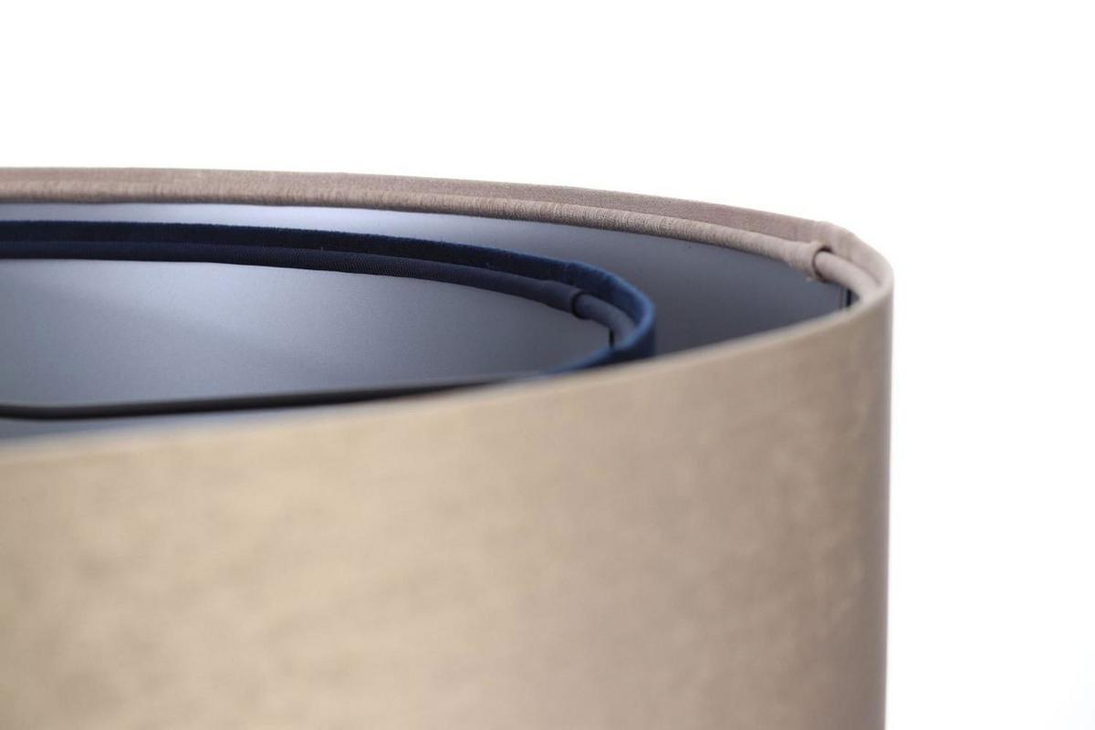HÄNGELEUCHTE Blau 50/20 cm - Blau/Beige, Kunststoff (50/1/20cm) - ONZENO