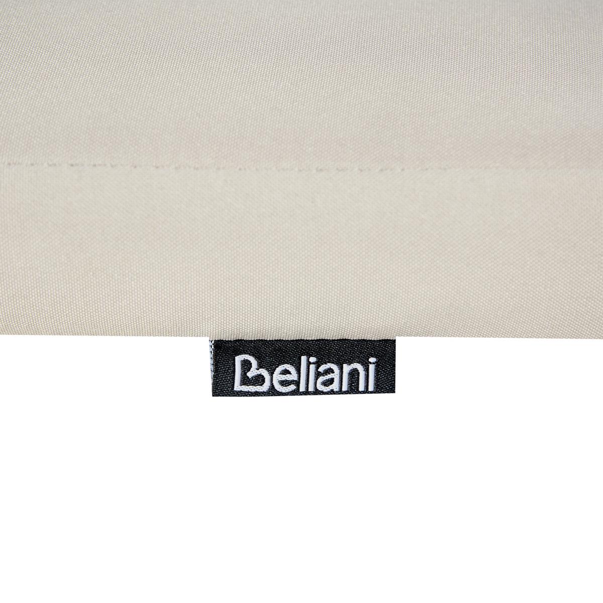 GARTENSTUHLKISSEN 8er-Set Taupe 46/46 cm Sassari Premium - Taupe, Textil (46/5/46cm) - Beliani