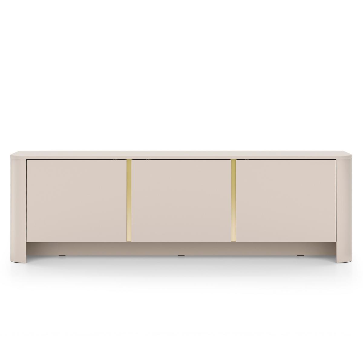 LOWBOARD AVORIO 168/52/39 cm, Kaschmir - Kaschmir, Holzwerkstoff (168/52/39cm) - MASSENO