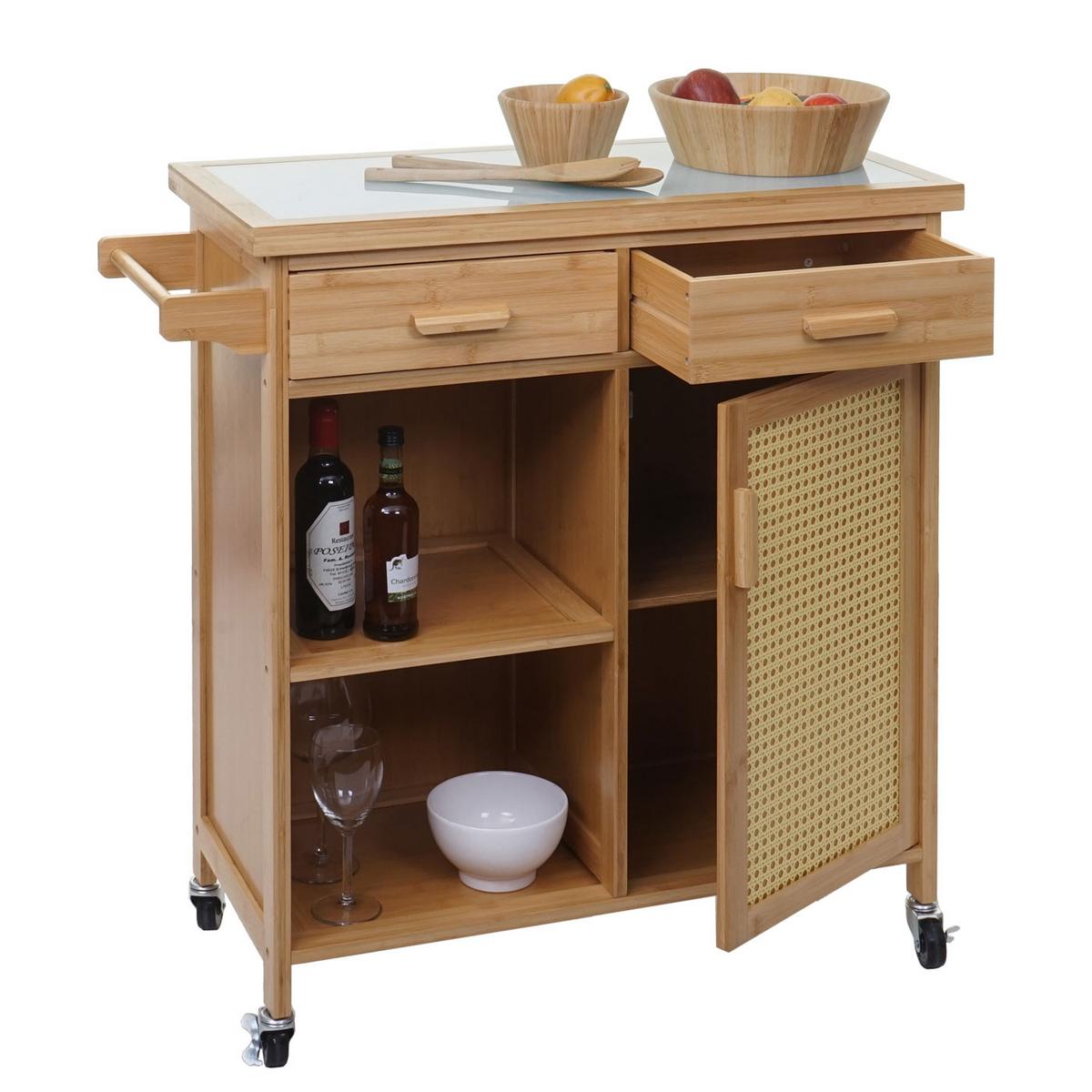 SERVIERWAGEN Braun - Braun, Holz (84/85/36cm) - MCW