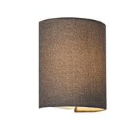 WANDLEUCHTE Brüssel - Grau, Textil (18/20/13cm) - lux.pro