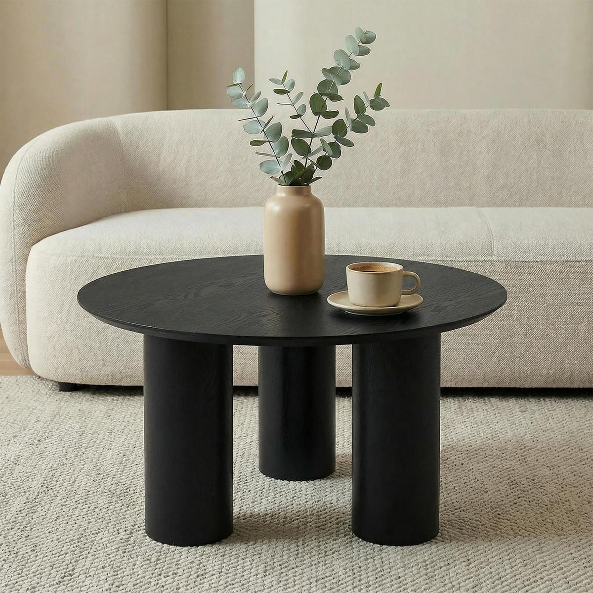 COUCHTISCH ESTER schwarz - Schwarz, Holzwerkstoff (70/70/40cm) - IDIMEX