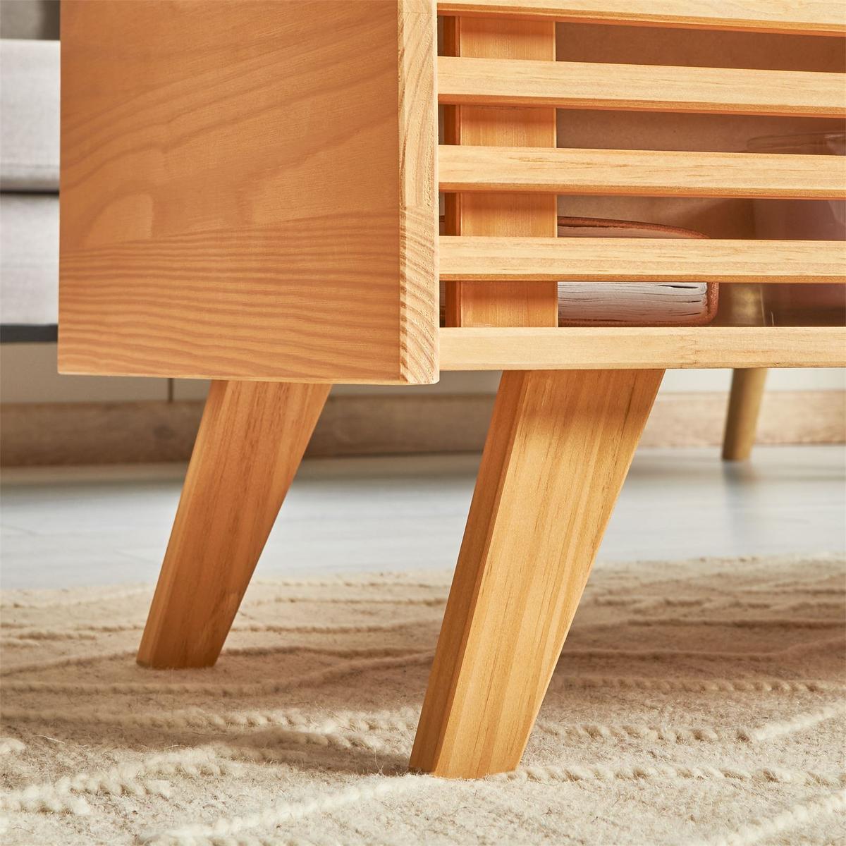 COUCHTISCH SEAN - Braun, Holz (47/110/36cm) - IDIMEX