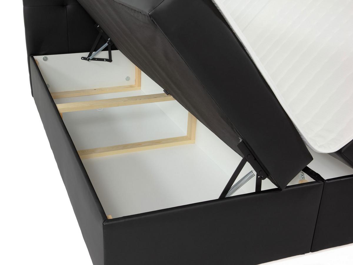 BOXBETT Luanda - H3 - Grau, Holzwerkstoff/Textil (160/200cm) - MIRJAN24