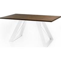 ESSTISCH Colter Weiß rechteckig ausziehbar, Lefkas Eiche 140-240/80/76 cm - Alteiche/Weiß, Holzwerkstoff/Metall (80/240/76cm) - WFL GROUP