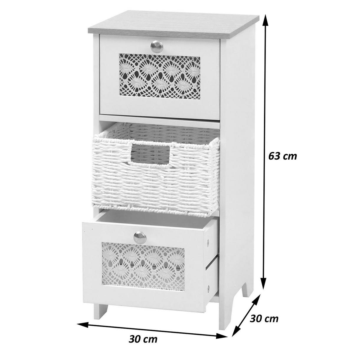 KOMMODE Braun - Braun, Holz (30/63/30cm) - MCW