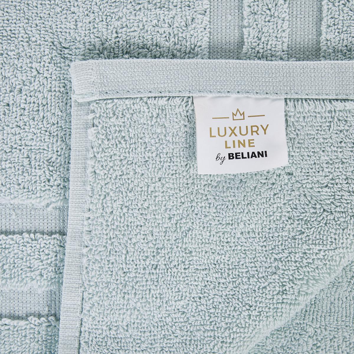 BADEHANDTUCH 9-teilig Grün Atiu - Grün, Textil (70/140cm) - Beliani