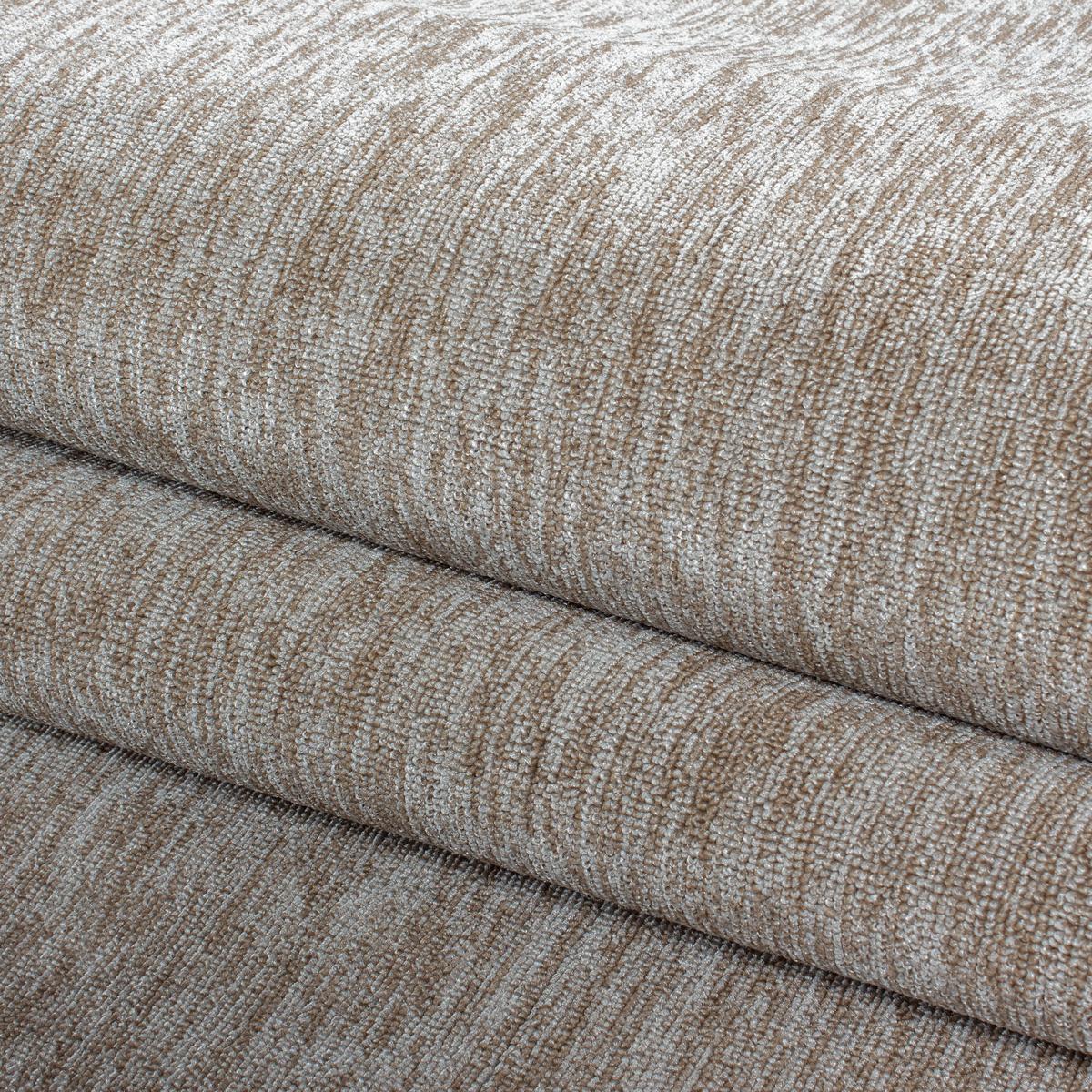 TEPPICH Kurzflor AMMER in Beige, einfarbig, Ø 120 cm - Beige, Textil (120/120cm) - KADIMA DESIGN