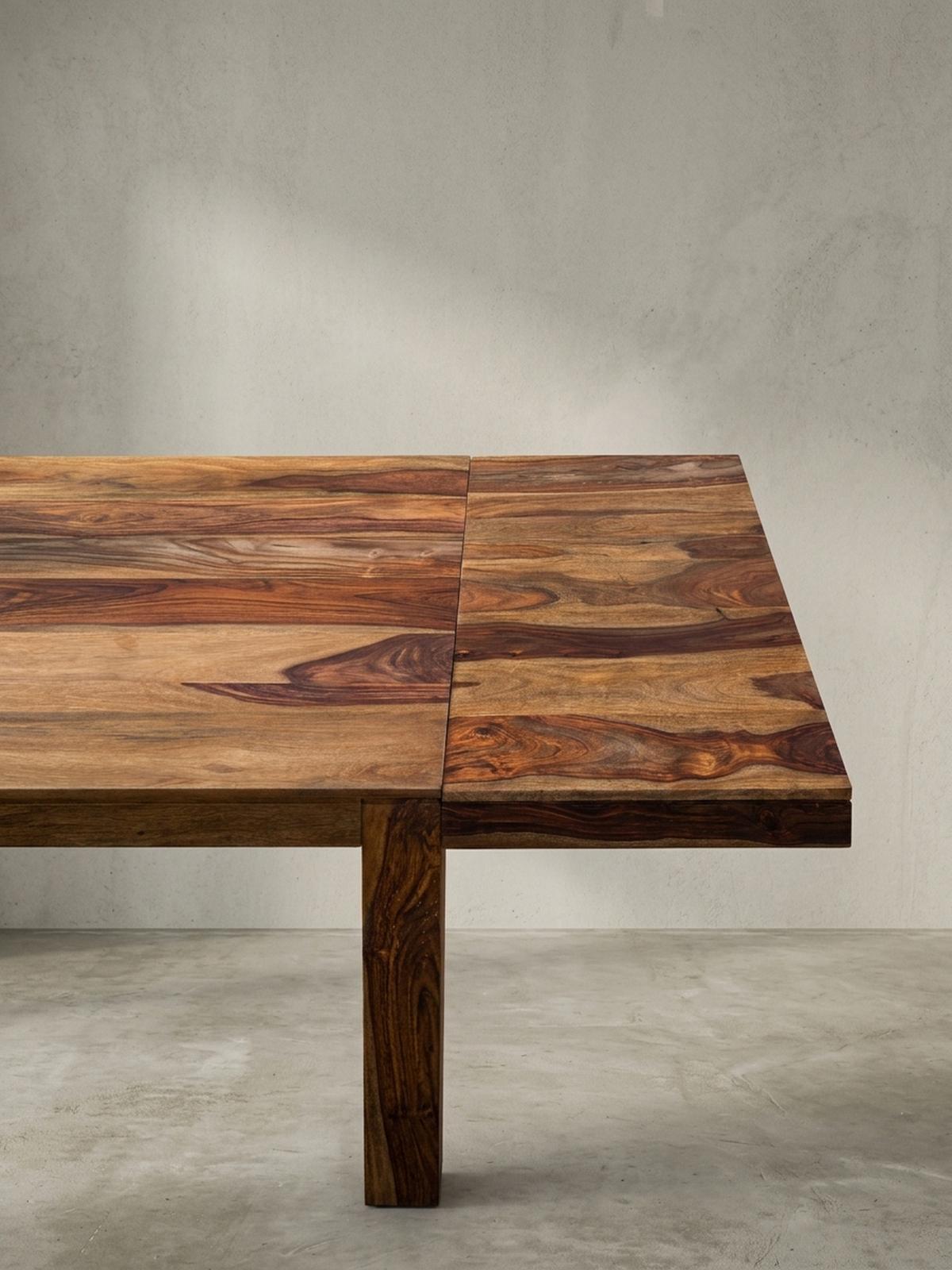 ESSZIMMERTISCH – Massivholz Braun 120–200 cm rechteckig verlängerbar - Braun, Holz (80/120/76cm) - KADIMA DESIGN