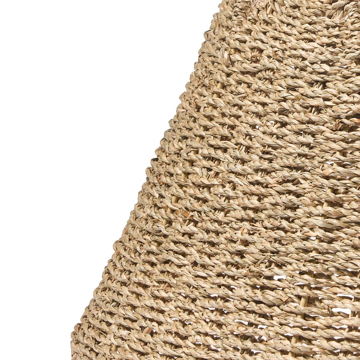 WEIHNACHTSBAUMKRAGEN 24 cm Naturfarben Givre - Naturfarben, Naturmaterialien (24cm) - Beliani