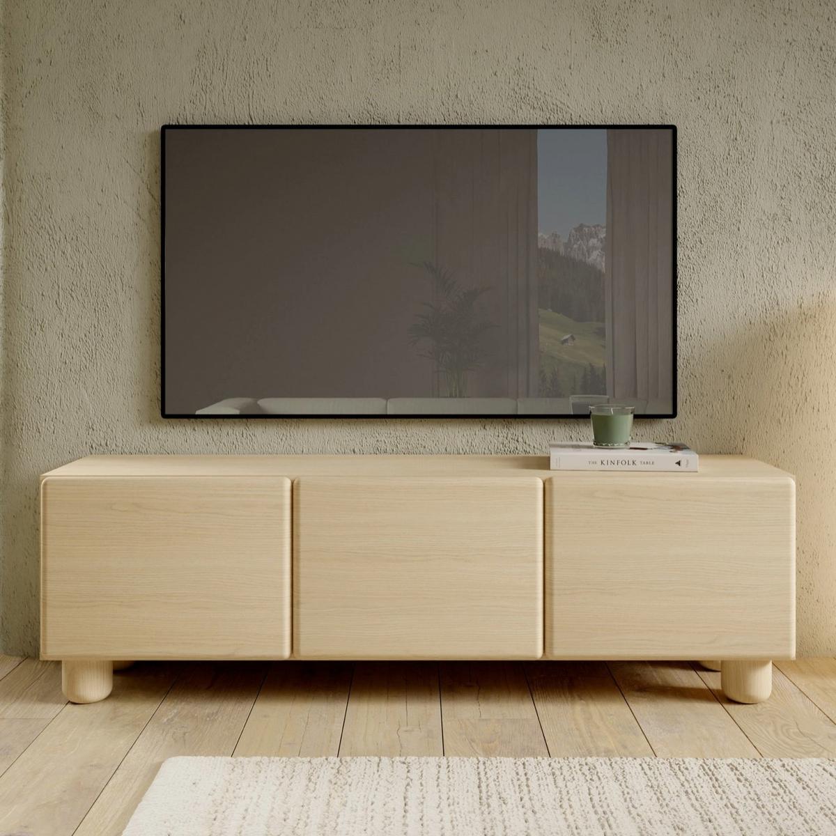 TV-LOWBOARD Lomo 150 cm - Eichefarben, Holz/Holzwerkstoff (150/46.7/38cm) - Selsey