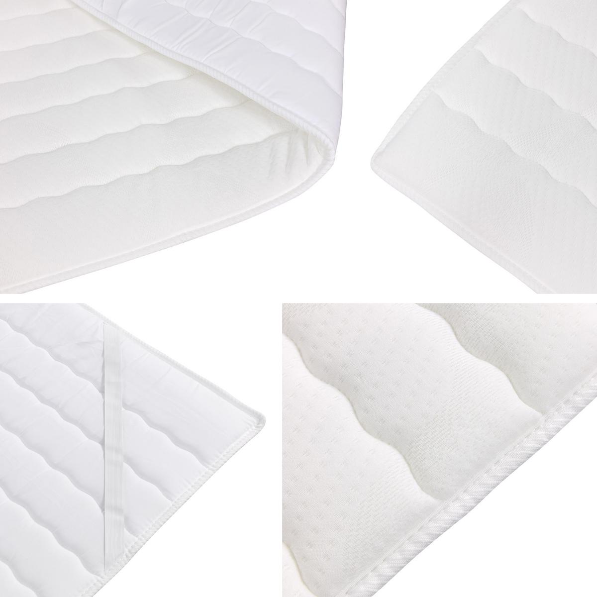 BOXBETT Softi 2 Boucle - H3 - Creme/Schwarz, Holz/Holzwerkstoff (180/200cm) - MIRJAN24
