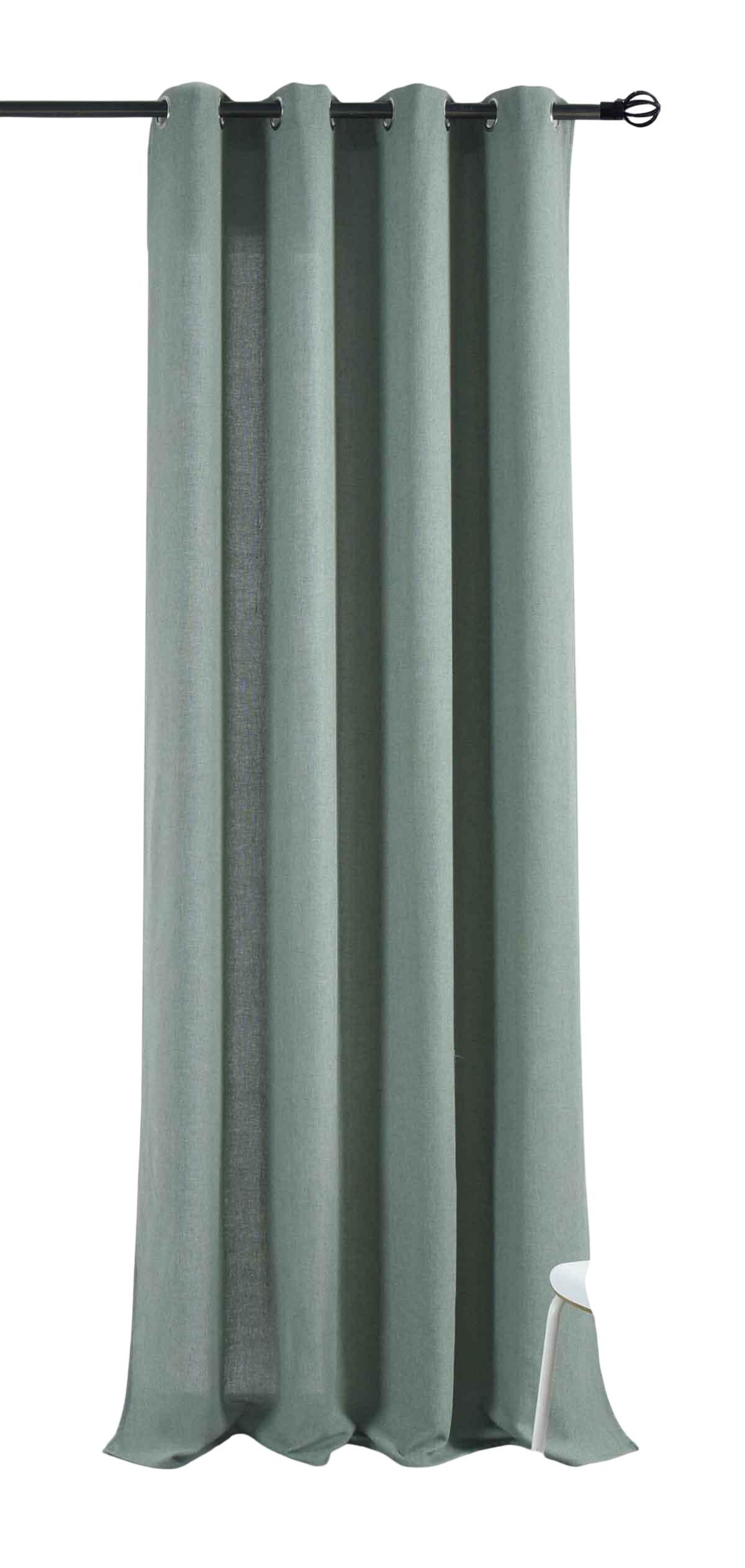 VORHANG »Essen« HxB 245x145 cm Grün - Grün, Textil (145/245cm) - Gardinenbox
