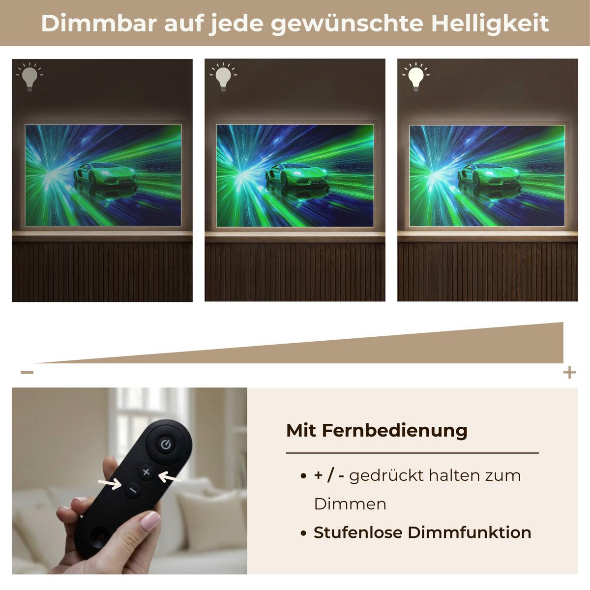 NACHTTISCHLAMPE MIT AKKU Geschwindigkeit - Leicht - Sportwagen - Grün 60x40 cm - Grün, Holzwerkstoff (8/60/40cm) - OnlyWow