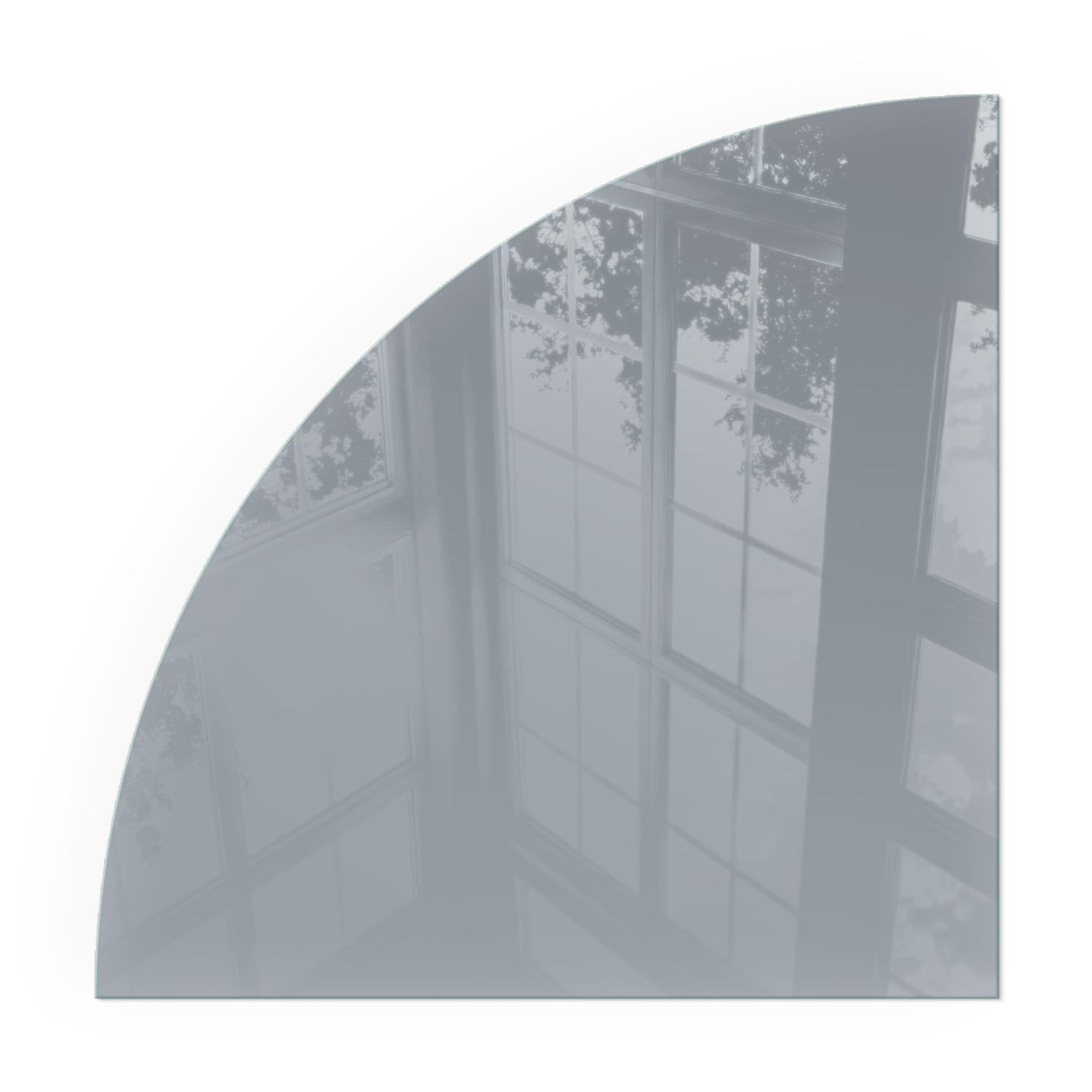 GLASPLATTE für Kamin 100x100 cm - Grau, Glas (100/100/0.4cm) - TULUP