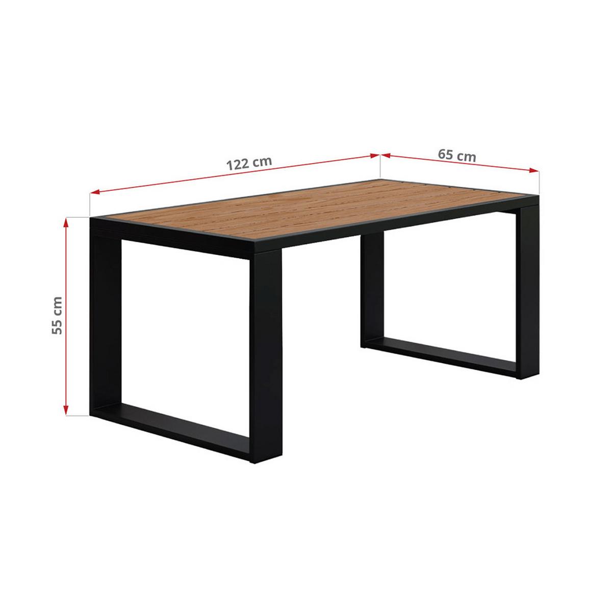 GARTENMÖBEL-SET ELBA: 1x Tisch, 2x Sofa - Beige - Beige, Textil - MKS