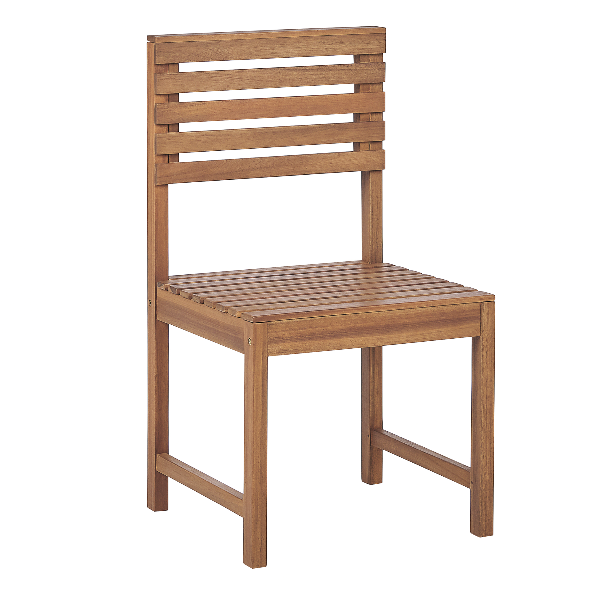 MITTELSTÜCK für Sitzgruppe Treia Akazienholz hellbraun - Hellbraun, Holz (50/92/50cm) - Beliani