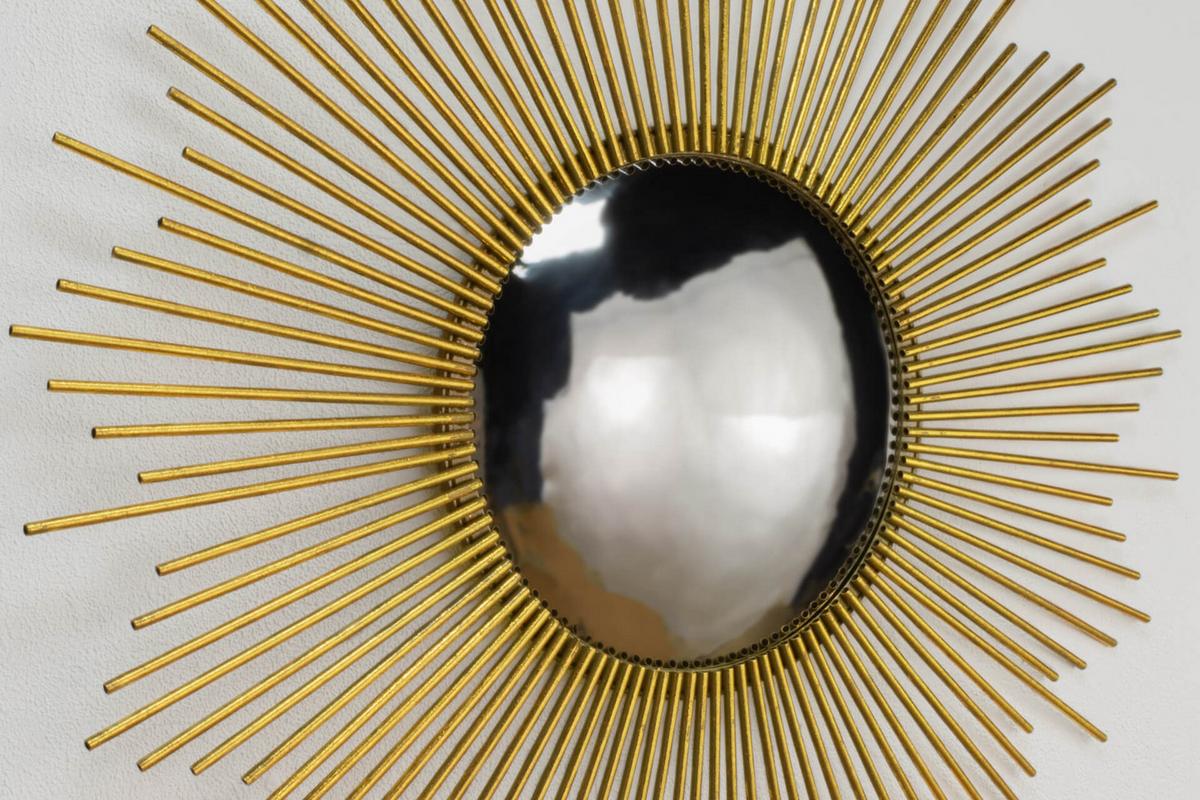 WANDSPIEGEL Gold 99/99 cm - Goldfarben, Metall (14.1/99/3cm) - KUNSTLOFT