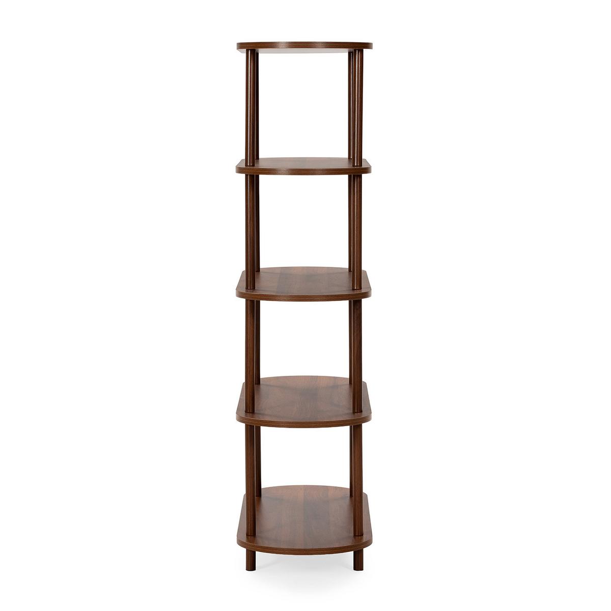 REGAL Montana 5 Regalböden Walnuss-Optik - Walnussfarben, Holzwerkstoff (100/148/38cm) - VS Venta-stock