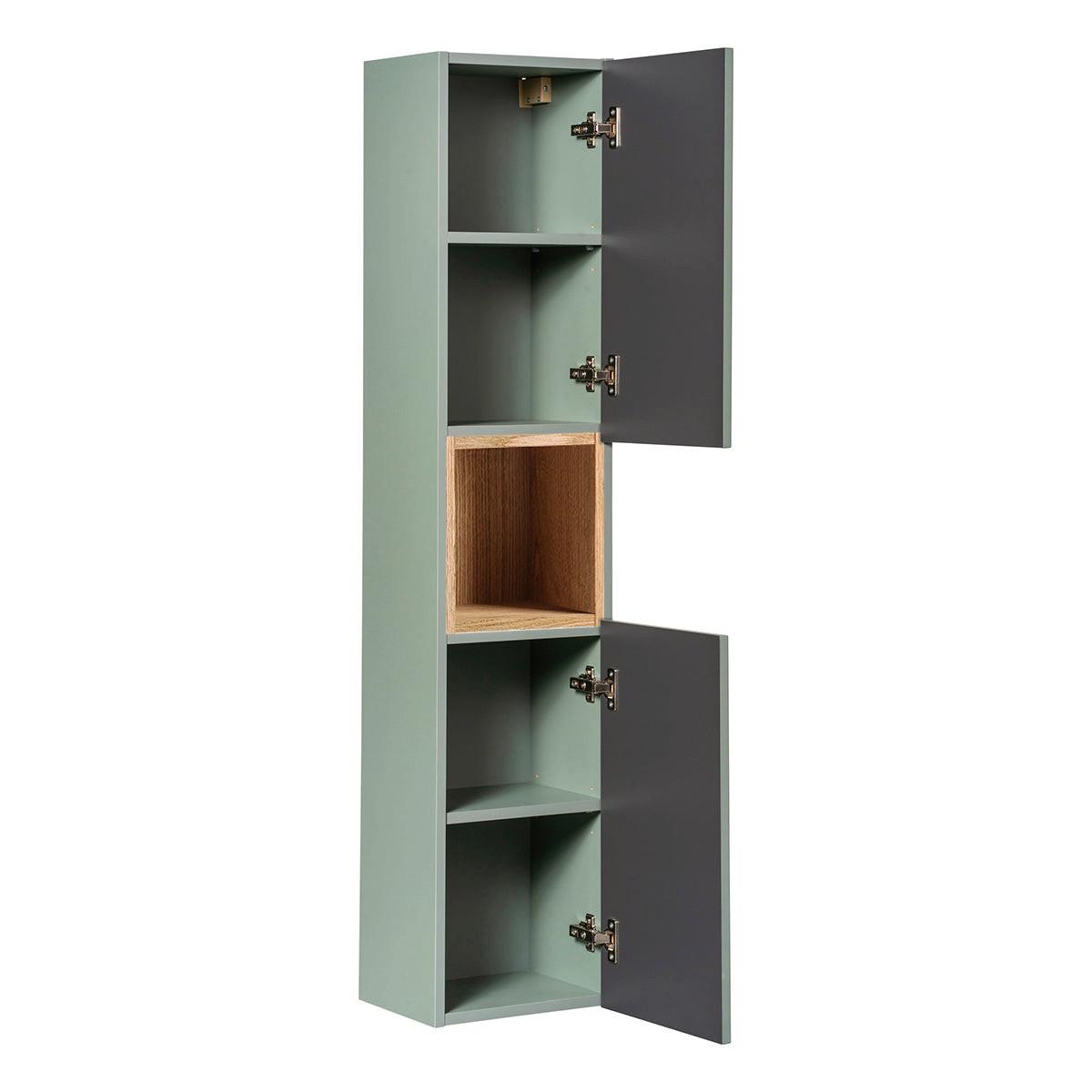 BADMÖBEL 120.4cm Jade 2er-Set Grün - Grün, Holzwerkstoff (120.4/59.5/40cm) - Petits-meubles