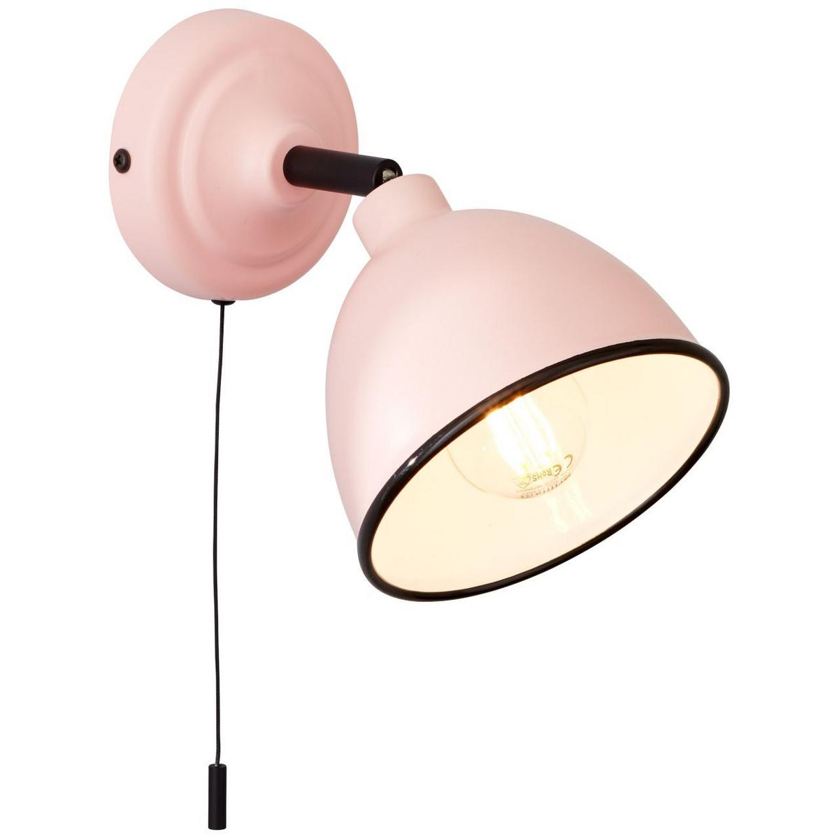 WANDLEUCHTE Telio 97002/17 - Chromfarben/Pink, Metall (12.5/12.5/19.5cm) - Brilliant