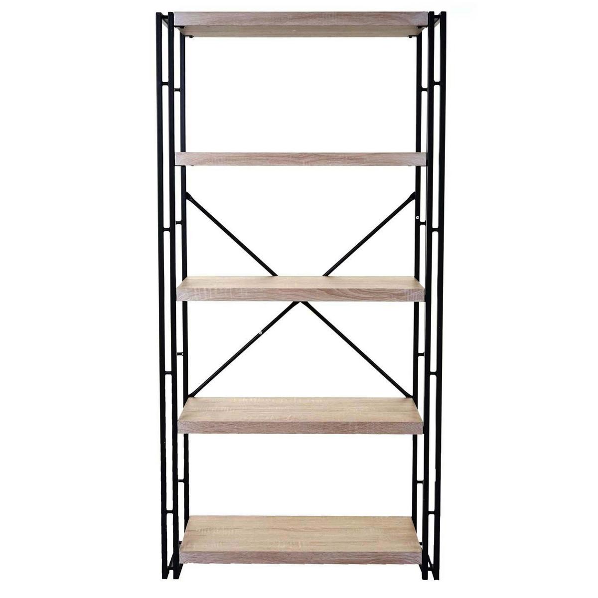 BÜCHERREGAL Beige - Beige, Holzwerkstoff (80/165/30cm) - MCW