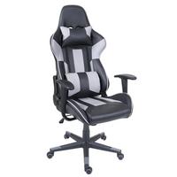BÜROSTUHL Schwarz, Grau - Schwarz/Grau, Textil (67/136/69cm) - MCW