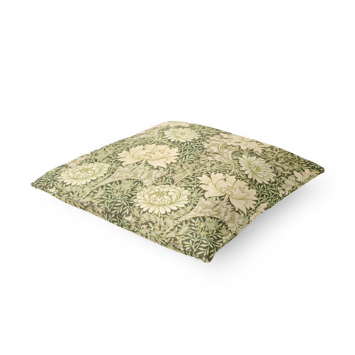 KISSENBEZUG William Morris Muster - Große Blüten 40/40 cm - Grün, Textil (40/40cm) - Bilderwelten