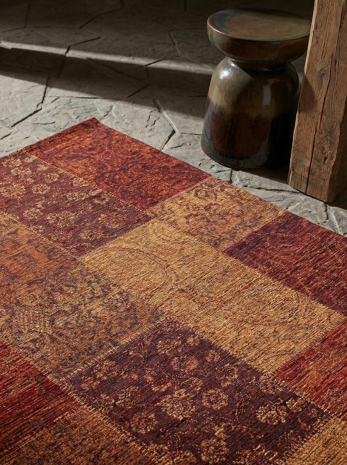 TEPPICH COQUET, geometrisch, Orange, 200 x 290 cm - Orange, Textil (290/200cm) - KADIMA DESIGN
