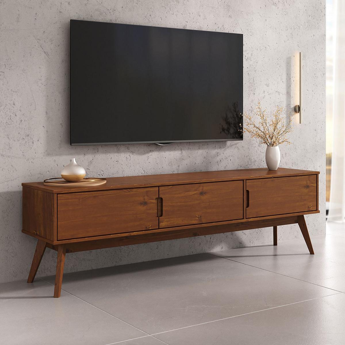 LOWBOARD TIVOLI Kastanie - Kastanienfarben, Holz (180/52/41cm) - IDIMEX