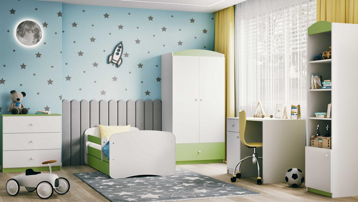KOMMODE Babydreams ohne Muster 81/81/41 - Grün, Holzwerkstoff (81/81/41cm) - RAUMHIRSCH FURNITURE