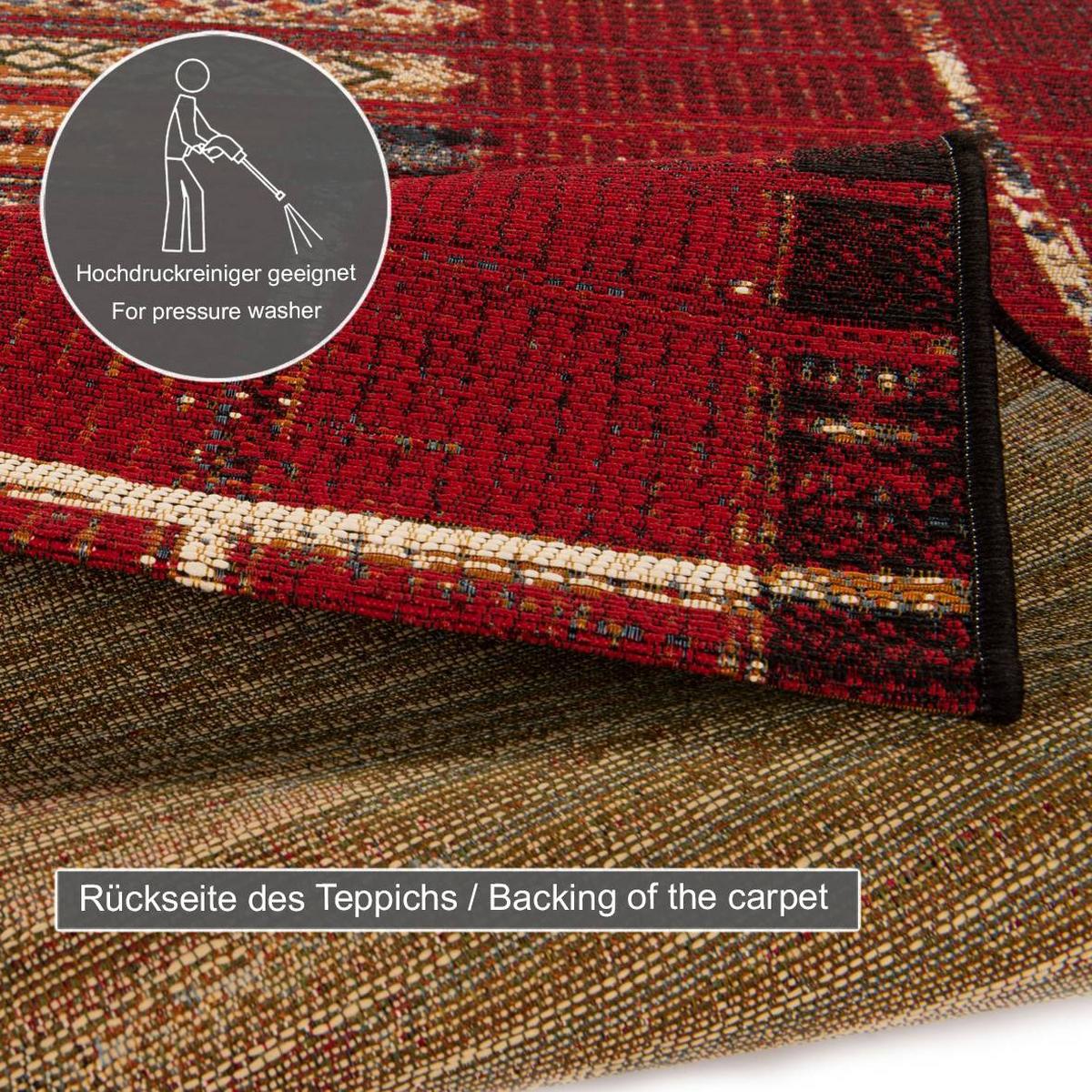 OUTDOORTEPPICH Aurora 300x400 cm - Rot, Textil (300/400cm) - Gino Falcone
