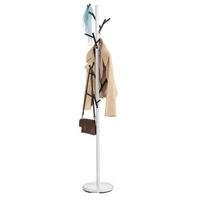 KLEIDERSTÄNDER ZENO weiß/schwarz - Schwarz/Weiß, Metall (30/177/30cm) - IDIMEX