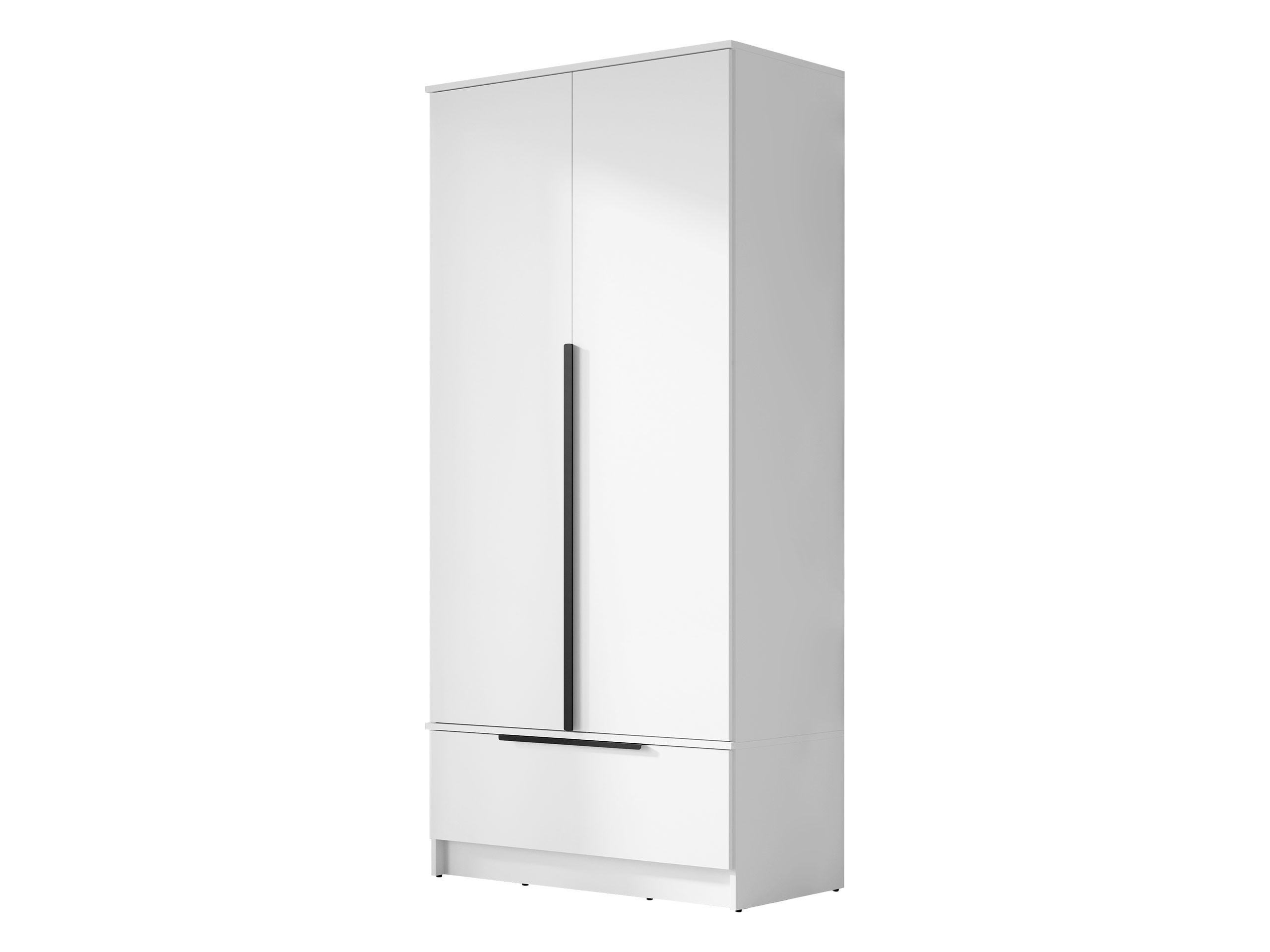 DREHTÜRENSCHRANK Spirit 2D - Schwarz/Weiß, Holzwerkstoff/Kunststoff (91/193/51cm) - MIRJAN24