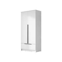 DREHTÜRENSCHRANK Spirit 2D - Schwarz/Weiß, Holzwerkstoff/Kunststoff (91/193/51cm) - MIRJAN24