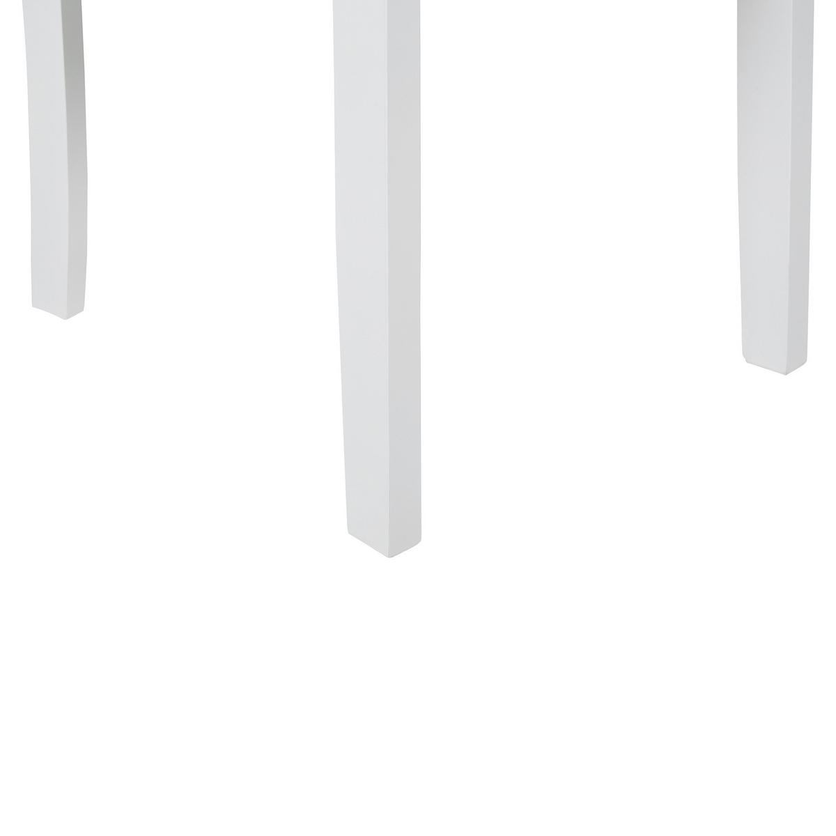 ESSZIMMERSTUHL 2er-Set Gummibaumholz Heller Holzfarbton Battersby - Hellbraun, Holz (40/94/40cm) - Beliani