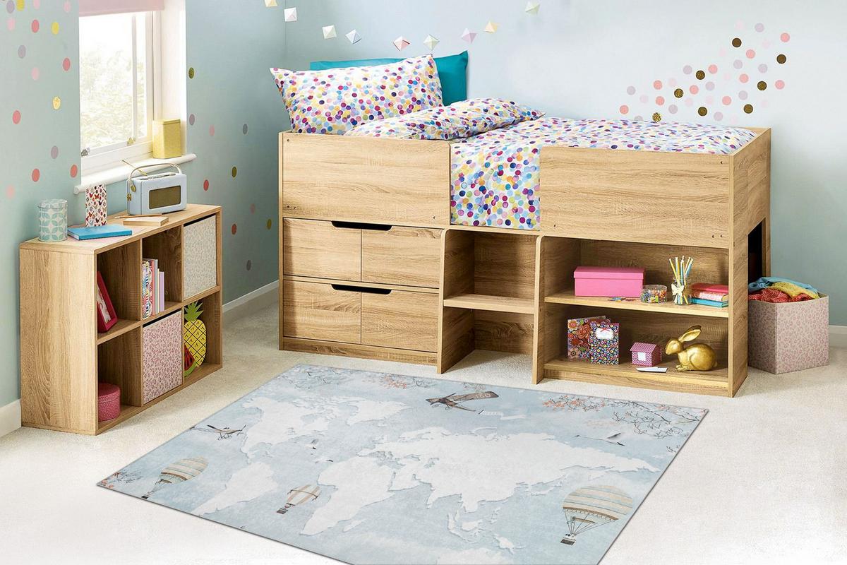 TEPPICH Bambino 80/150 cm - Blau, Textil (80/150cm) - rugsX