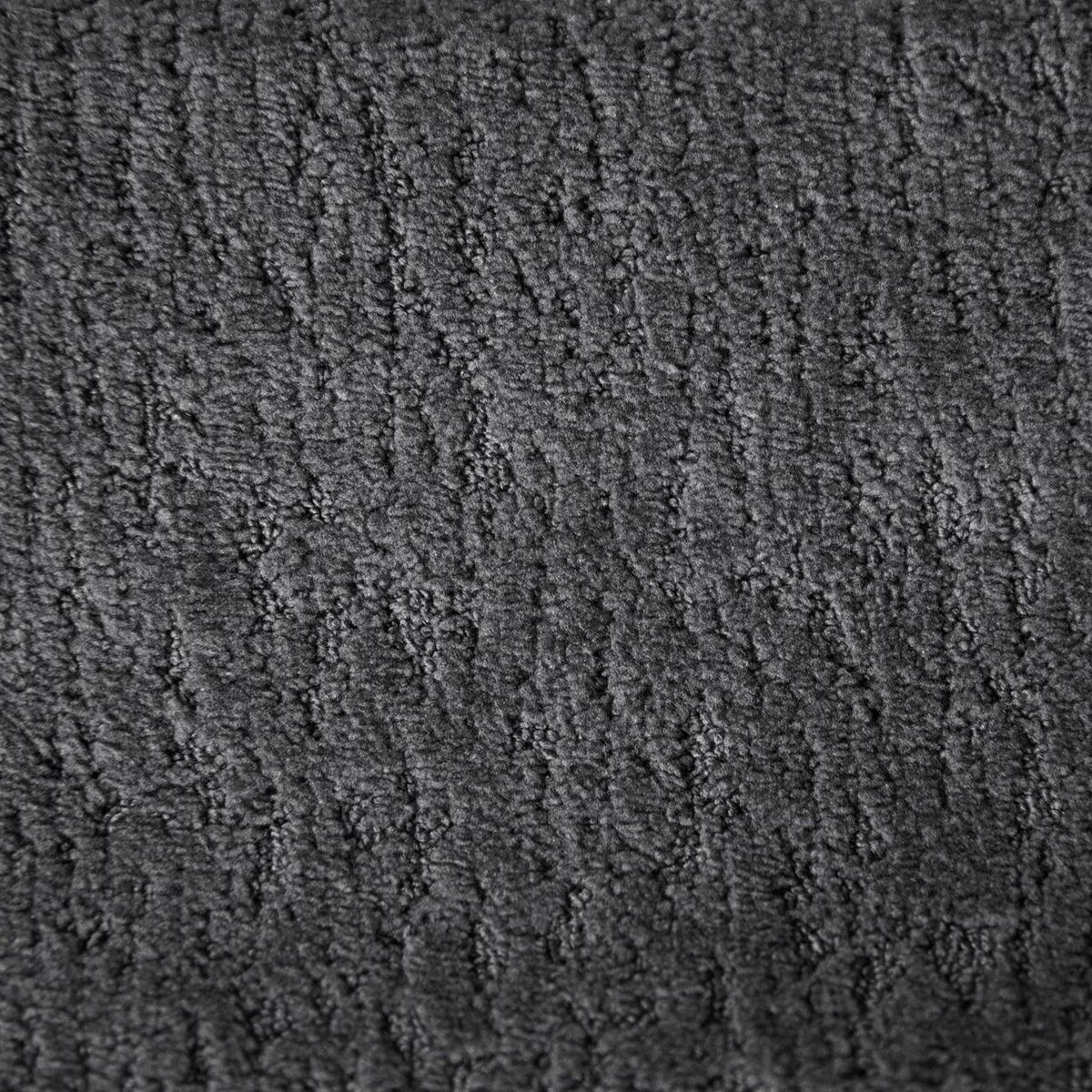 SOFA Tirano Samt Dunkelgrau mit Ottomane rechts - Dunkelgrau, Textil (300/102cm) - Juskys