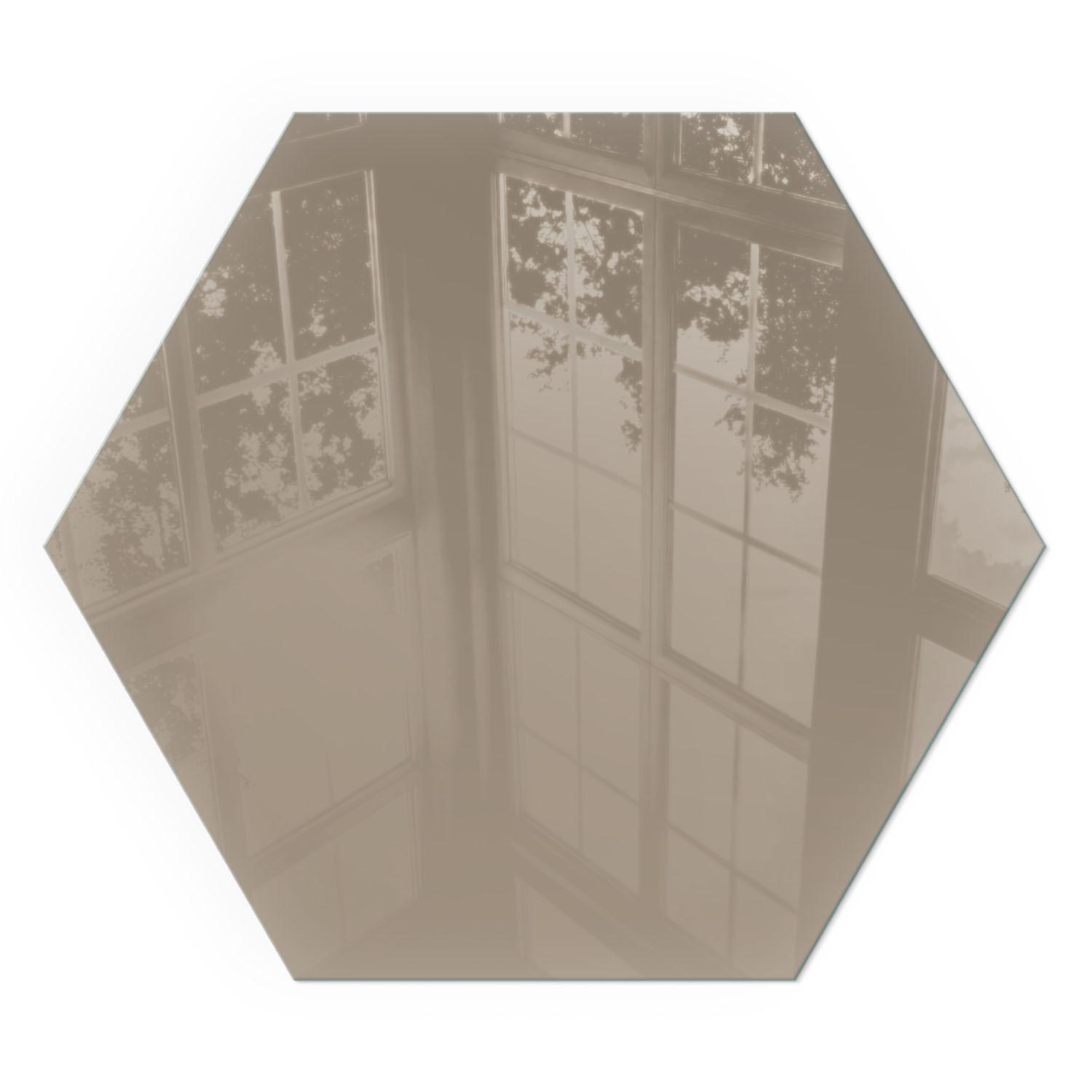 GLASPLATTE für Kamin h40 cm - Braun, Glas (40/40/0.4cm) - TULUP