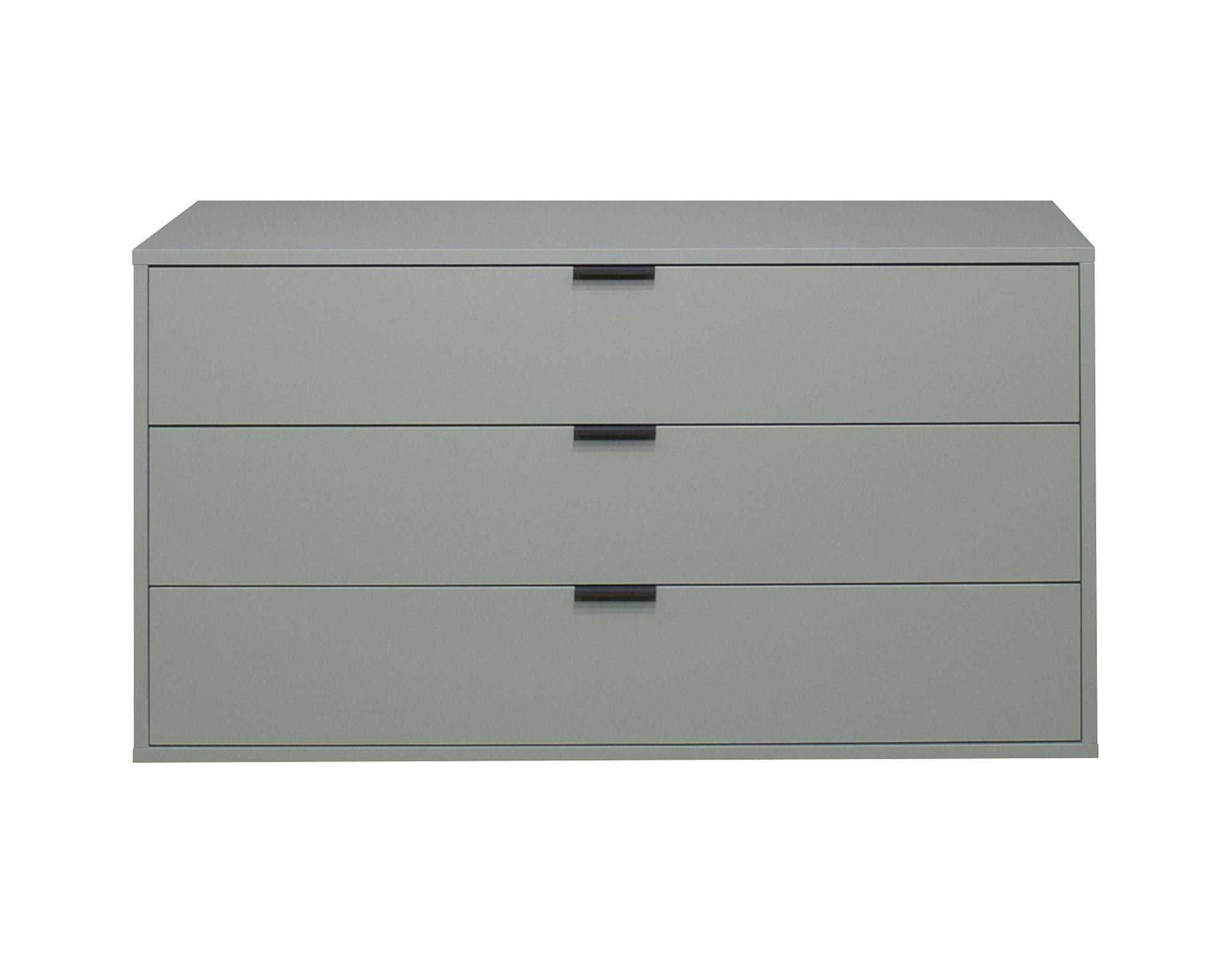 KOMMODE Erna 119x45x67 Pinie Green matt Lack - Grün, Holzwerkstoff (119/67/45cm) - 58aufmkessel