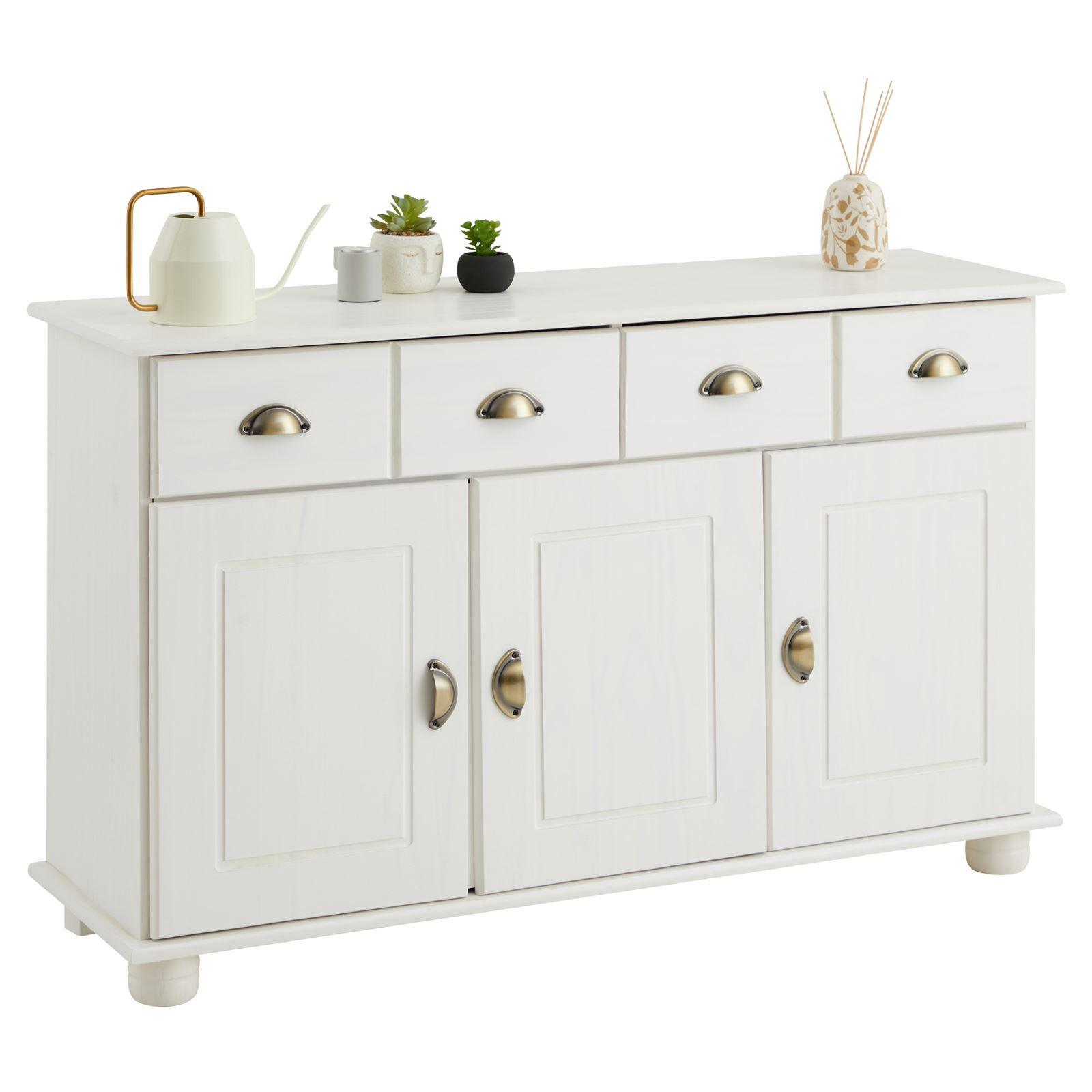 SIDEBOARD COLMAR weiß - Weiß, Holz (116/74/35cm) - IDIMEX